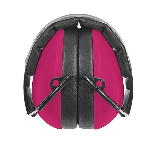 TimeTEX - Gehörschutz für Kinder "Auris Plus" Pink | Robuster, stufenlos verstellbarer und zusammenklappbarer Gehörschutz mit Dämmwert von 24,3 dB | Inhalt: 1x Gehörschutz Maße ca. 11 x 8 cm von TimeTEX