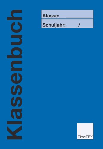 TimeTEX Klassenbuch A4 Plus - Blau - 10736 von TimeTEX