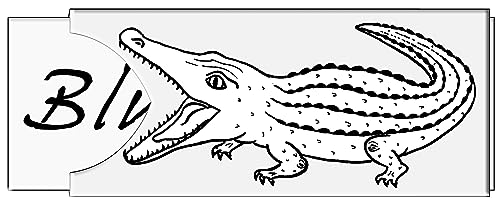 TimeTEX Leseschieber Wort-Krokodil von TimeTEX