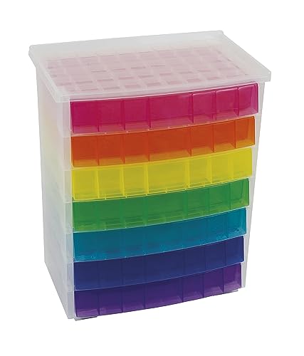 TimeTEX - Schubladen-Box Regenbogen | Schubladen-Box in 7 Farben, ideal für die Organisation und als Hingucker auf dem Schreibtisch. Aus 100% recycelbarem Polypropylen | Inhalt: 7 Schubladen TimeTEX - Schubladen-Box Regenbogen | Schubladen-Box in 7 Farben, ideal für die Organisation und als Hingucker auf dem Schreibtisch. Aus 100% recycelbarem Polypropylen | Inhalt: 7 Schubladen von TimeTEX
