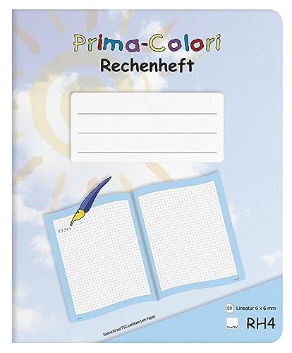 TimeTEX - Schüler-Rechenhefte FormaTEX | Hochkariert und mit Pädagogen entwickelt. Mehr Platz als A5-Hefte | Inhalt: Rechenheft mit Lineatur 6 x 6 mm von TimeTEX