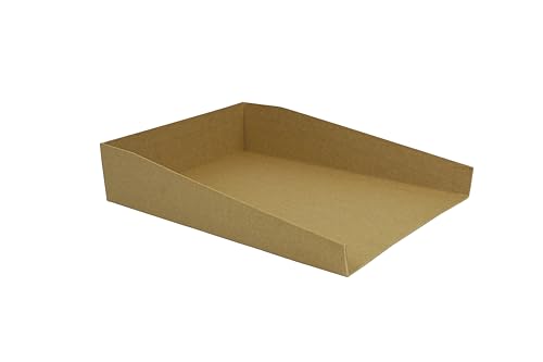 TimeTEX - Set Natura-Ablage-Box A4 | 2 Stück Dokumentenablage zum Selbstgestalten und Individualisieren in A4 | Umweltfreundlich | ca. 22x31,5x6,5 cm von TimeTEX