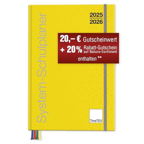 TimeTEX System-Schulplaner A4-Plus Gelb - Schuljahr 2025-2026 - Lehrerkalender - Lehrertimer - 10750 - mit breitem Verschlußgummi TimeTEX System-Schulplaner A4-Plus Gelb - Schuljahr 2025-2026 - Lehrerkalender - Lehrertimer - 10750 - mit breitem Verschlußgummi von TimeTEX