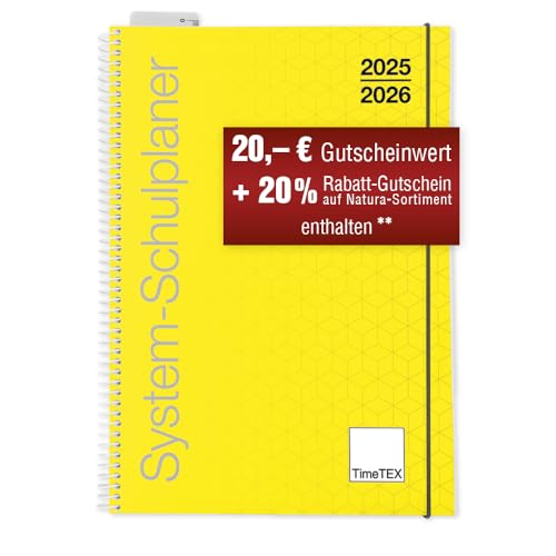 TimeTEX System-Schulplaner mit Ringbindung - A4 Gelb - Schuljahr 2025-2026 - Lehrerkalender - Lehrertimer - 10450 TimeTEX System-Schulplaner mit Ringbindung - A4 Gelb - Schuljahr 2025-2026 - Lehrerkalender - Lehrertimer - 10450 von TimeTEX