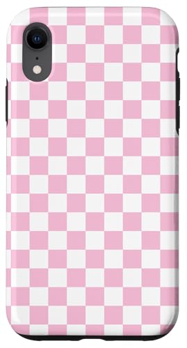 Blassrosa, Schachbrettmuster, kariert Hülle für iPhone XR Blassrosa, Schachbrettmuster, kariert Hülle für iPhone XR von Timeless Checkered Pattern Designs