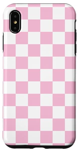Blassrosa, Schachbrettmuster, kariert Hülle für iPhone XS Max Blassrosa, Schachbrettmuster, kariert Hülle für iPhone XS Max von Timeless Checkered Pattern Designs