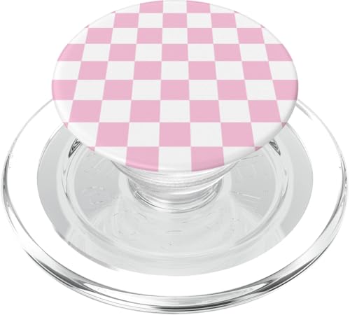Blassrosa, Schachbrettmuster, kariert PopSockets PopGrip für MagSafe Blassrosa, Schachbrettmuster, kariert PopSockets PopGrip für MagSafe von Timeless Checkered Pattern Designs