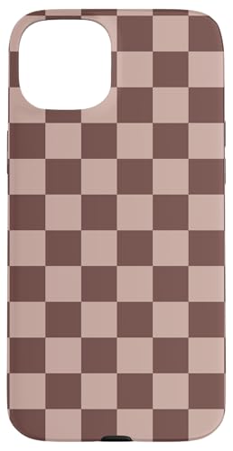 Braunes Schachbrettmuster, kariert Hülle für iPhone 15 Plus Braunes Schachbrettmuster, kariert Hülle für iPhone 15 Plus von Timeless Checkered Pattern Designs