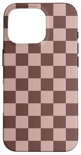 Braunes Schachbrettmuster, kariert Hülle für iPhone 16 Pro Braunes Schachbrettmuster, kariert Hülle für iPhone 16 Pro von Timeless Checkered Pattern Designs