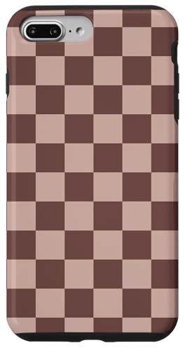 Braunes Schachbrettmuster, kariert Hülle für iPhone 7 Plus/8 Plus Braunes Schachbrettmuster, kariert Hülle für iPhone 7 Plus/8 Plus von Timeless Checkered Pattern Designs