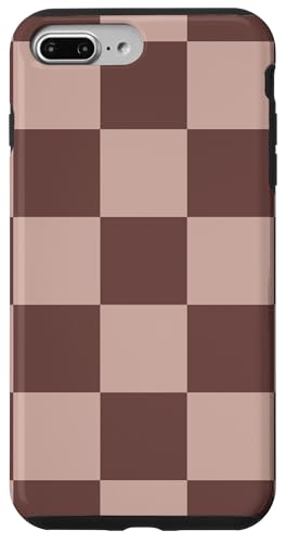 Braunes Schachbrettmuster, kariert Hülle für iPhone 7 Plus/8 Plus Braunes Schachbrettmuster, kariert Hülle für iPhone 7 Plus/8 Plus von Timeless Checkered Pattern Designs