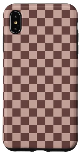Braunes Schachbrettmuster, kariert Hülle für iPhone XS Max Braunes Schachbrettmuster, kariert Hülle für iPhone XS Max von Timeless Checkered Pattern Designs