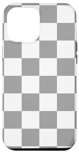 Grau, Schachbrettmuster, kariert Hülle für iPhone 12 Pro Max Grau, Schachbrettmuster, kariert Hülle für iPhone 12 Pro Max von Timeless Checkered Pattern Designs