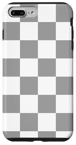 Grau, Schachbrettmuster, kariert Hülle für iPhone 7 Plus/8 Plus Grau, Schachbrettmuster, kariert Hülle für iPhone 7 Plus/8 Plus von Timeless Checkered Pattern Designs