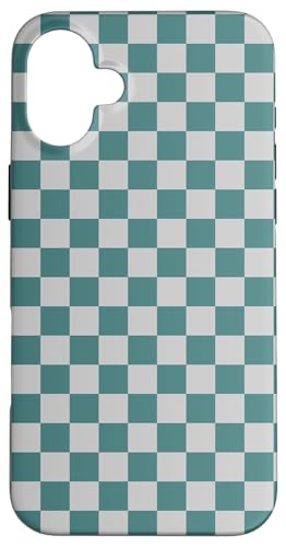Grün und Grau, Schachbrettmuster, kariert Hülle für iPhone 16 Plus Grün und Grau, Schachbrettmuster, kariert Hülle für iPhone 16 Plus von Timeless Checkered Pattern Designs