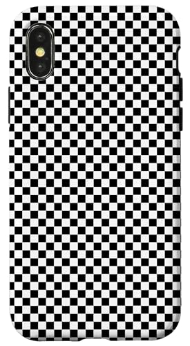 Klassisch, Schwarz & Weiß, Schachbrettmuster, Kariert Hülle für iPhone X/XS Klassisch, Schwarz & Weiß, Schachbrettmuster, Kariert Hülle für iPhone X/XS von Timeless Checkered Pattern Designs
