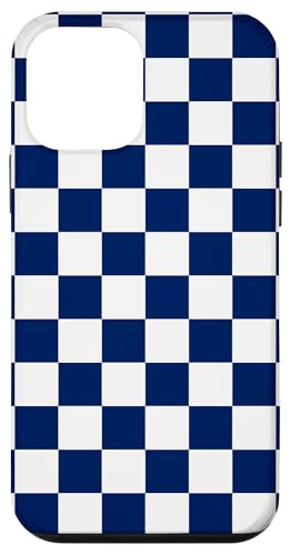 Marineblau, Schachbrettmuster, kariert Hülle für iPhone 12 mini Marineblau, Schachbrettmuster, kariert Hülle für iPhone 12 mini von Timeless Checkered Pattern Designs