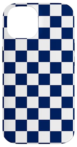 Marineblau, Schachbrettmuster, kariert Hülle für iPhone 14 Marineblau, Schachbrettmuster, kariert Hülle für iPhone 14 von Timeless Checkered Pattern Designs
