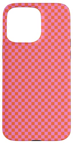 Orange und Rosa, Schachbrettmuster, kariert Hülle für iPhone 15 Pro Max Orange und Rosa, Schachbrettmuster, kariert Hülle für iPhone 15 Pro Max von Timeless Checkered Pattern Designs