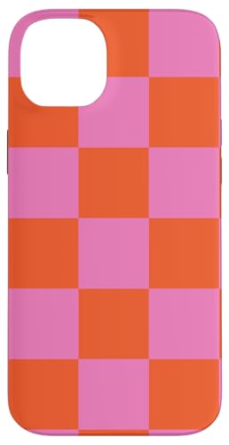 Rosa & Orange, Schachbrettmuster, kariert Hülle für iPhone 14 Plus Rosa & Orange, Schachbrettmuster, kariert Hülle für iPhone 14 Plus von Timeless Checkered Pattern Designs