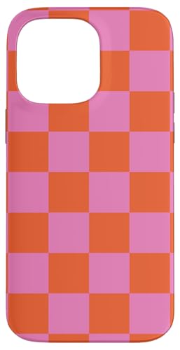 Rosa & Orange, Schachbrettmuster, kariert Hülle für iPhone 14 Pro Max Rosa & Orange, Schachbrettmuster, kariert Hülle für iPhone 14 Pro Max von Timeless Checkered Pattern Designs