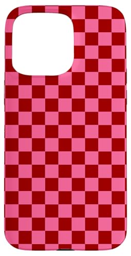 Rosa & Rot, Schachbrettmuster, kariert Hülle für iPhone 15 Pro Max Rosa & Rot, Schachbrettmuster, kariert Hülle für iPhone 15 Pro Max von Timeless Checkered Pattern Designs