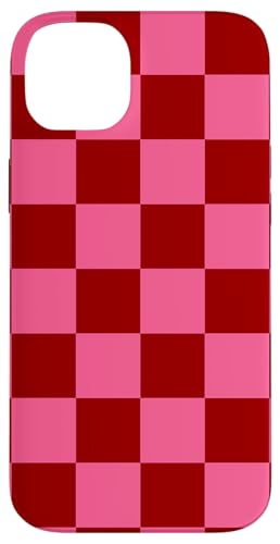 Rot & Rosa, Schachbrettmuster, kariert Hülle für iPhone 14 Plus Rot & Rosa, Schachbrettmuster, kariert Hülle für iPhone 14 Plus von Timeless Checkered Pattern Designs