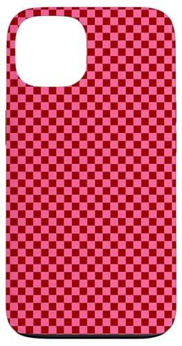 Schachbrettmuster in Rot und Rosa, kariert Hülle für iPhone 13 Schachbrettmuster in Rot und Rosa, kariert Hülle für iPhone 13 von Timeless Checkered Pattern Designs