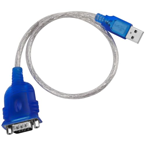Times Mark USB auf RS232 Serieller Kabeladapter – Serieller Adapter mit Chipsatz – 7 Zoll (43 cm) Kabel auf USB für Modem, Drucker, Router, GPS, Barcode-Scanner, POS von Times Mark