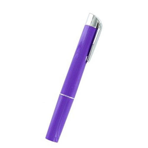 Timesco D85.030 Taschenlampe im Stiftformat, mit Batterien, wiederverwendbar, Violett von Timesco