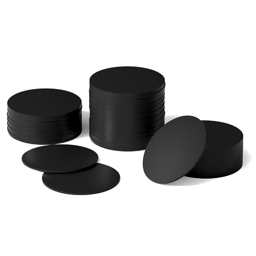 (50Stück) NFC Tag NFC Runde Karten ntag 215，540 Byte Speicherin，kompatibel mit Allen NFC-fähigen Smartphones，Amiibo Animal Crossing NFC Tag Amiibo Schwarz von Timeskey NFC