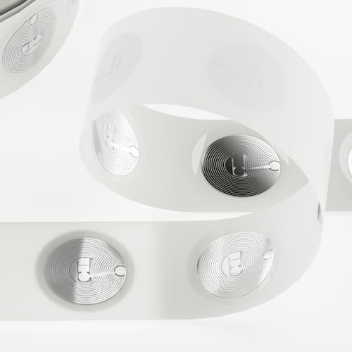 25 Stück NFC Tags nfc sticker aufkleber ntag215 transparent Mit 504 Byte Speicher,nfc tags aufkleber Kompatibel Mit Amiibo von Timeskey NFC