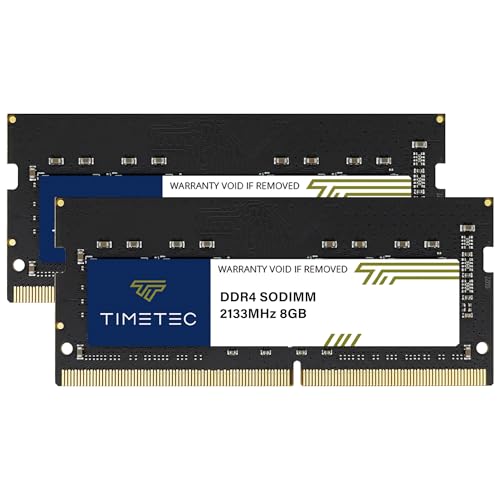 Timetec 16GB KIT (2x8GB) DDR4 2133MHz PC4-17000 Non-ECC Unbuffered 1.2V CL15 1Rx8 Single Rank 260 Pin SODIMM Laptop Notebook PC Computer Speicher RAM Modul Upgrade (16GB KIT(2x8GB)) von Timetec