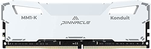 Timetec Pinnacle Konduit 16 GB DDR4 3200 MHz PC4-25600 CL16-20-20-40 XMP2.0 Overclocking 1,35 V Dual Rank kompatibel für AMD und Intel Desktop Gaming PC Speichermodul - Weiß von Timetec