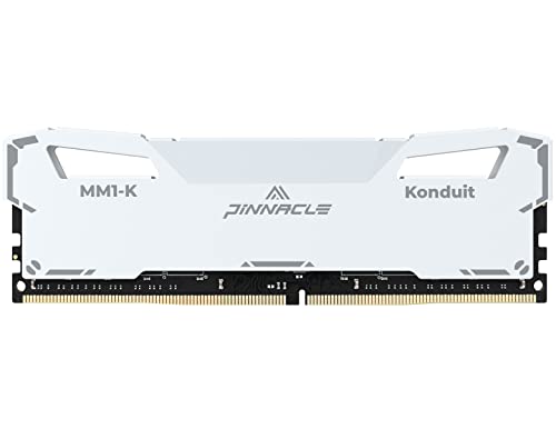 Timetec Pinnacle Konduit 16 GB DDR4 3600 MHz PC4-28800 CL18-22-22-42 XMP2.0 Overclocking 1,35 V Dual Rank kompatibel für AMD und Intel Desktop Gaming PC Speichermodul - Weiß von Timetec