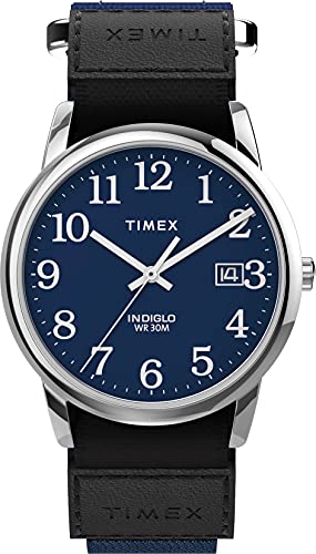 Timex Easy Reader 35mm Fast Wrap Strap Date FensteruhrTW2U85000, Blau von Timex