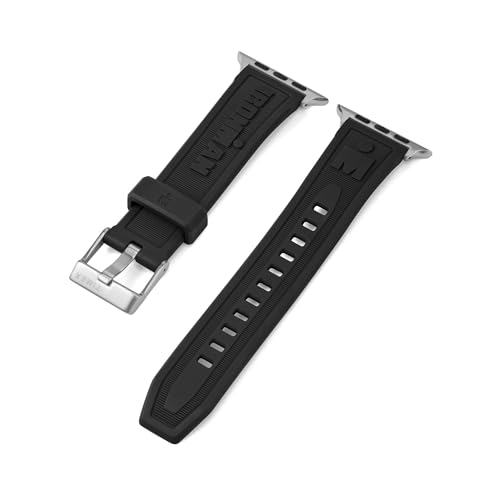 Timex Ironman-Armband für Herren, kompatibel mit 42 mm, 44 mm, 45 mm und 49 mm Apple Watch-Gehäusegrößen, Schwarz, Einheitsgröße von Timex