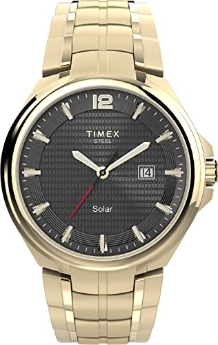 Timex Solar 43mm Edelstahluhr für Herren TW2V39800 von Timex