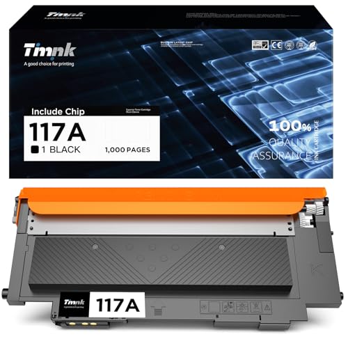 Timink 117A Toner Kompatibel für HP 117A Toner Set 117a schwarz für Toner hp Color Laser MFP 179fwg 178nwg 150nw 179fnw 150a 178nw W2070A W2071A W2072A W2073A von Timink