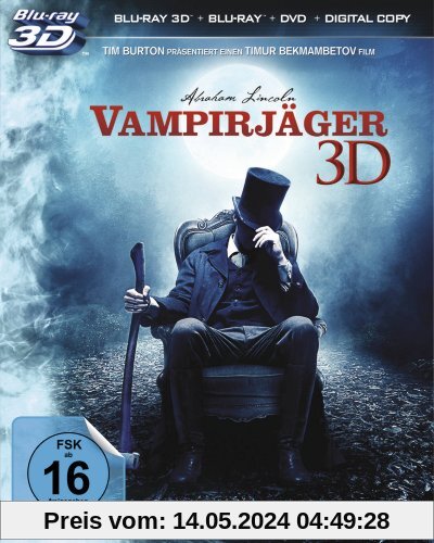 Abraham Lincoln - Vampirjäger 3D (+ Blu-ray + DVD + Digital Copy) [Blu-ray 3D] von Timur Bekmambetow
