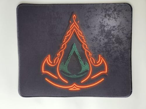 Assassin's Creed Logo Computer-Mauspad, cool, lustig, 30,5 x 25,4 cm, Tischunterlage für Gaming Büro von Tina Art
