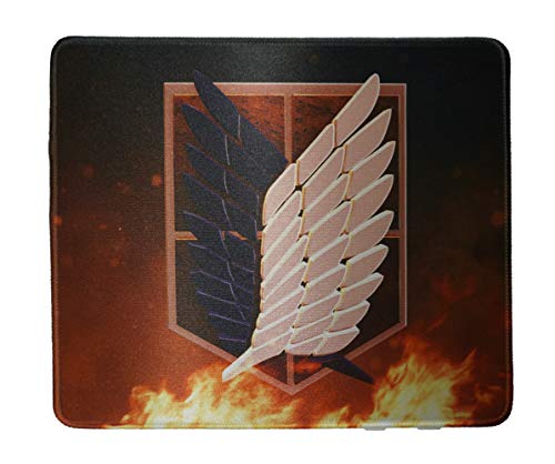 Attack On Titan Mouse Pad Anime 12x10 inches Custom Mousepad Gaming mat Wing of Freedom Attack On Titan Mouse Pad Anime 12x10 inches Custom Mousepad Gaming mat Wing of Freedom von Tina Art