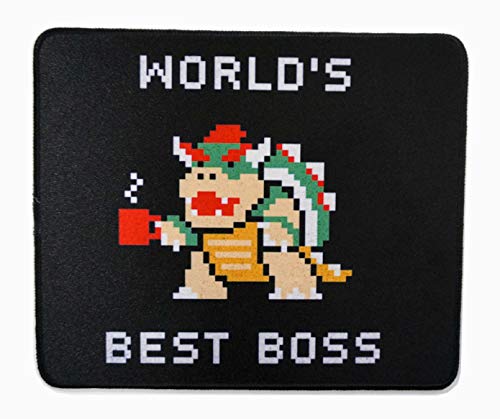 Super Mario Best Boss Boswer Bowsett Office Gaming Mauspad, 30,5 x 25,4 cm Super Mario Best Boss Boswer Bowsett Office Gaming Mauspad, 30,5 x 25,4 cm von Tina Art