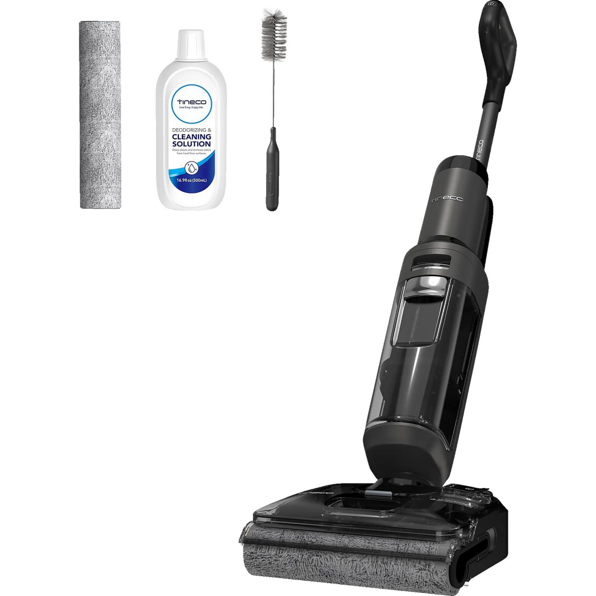 Tineco Floor One S6 Stretch Extreme Waschsauger (Nass- & Trockensauger, LED Display, 220W Leistung, 85? Selbstreinigung, Trockenfilter, kabellos, 0,8 l Frischwasser, 0,72 l Schmutzwasser) von Tineco