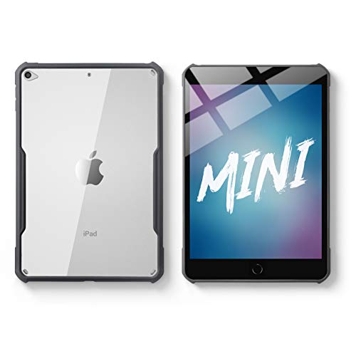 TineeOwl Schutzhülle für iPad Mini 5/4, ultradünn, transparent, flexibles TPU, absorbiert Stöße, leicht, dünn (schwarz) von TineeOwl