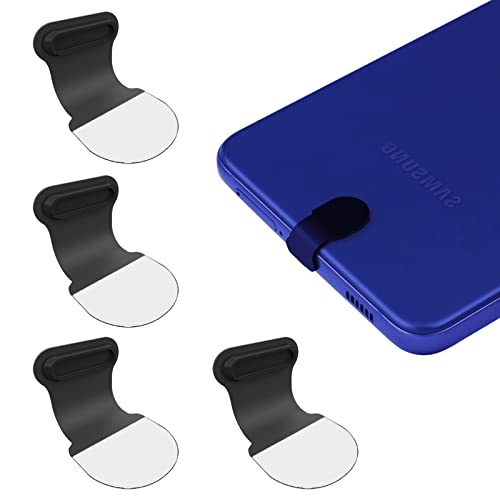 TingDongWei 4 Stück Typ C Port Staub Stecker, USB C Staubstecker Silikon Anti Staub Staubschutzkappen Kompatibel mit Galaxy S23/S22/A33/A53 Google Pixel 6a Huawei P50 Xiaomi und andere Typ-C Handy von TingDongWei