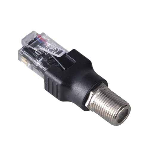 TingHaoO Ftype to RJ45 Converters Adapter Ftype Female to RJ45 Male Coaxial Barrels Coupler Adapter Connectors Coax Straight Conn TingHaoO Ftype to RJ45 Converters Adapter Ftype Female to RJ45 Male Coaxial Barrels Coupler Adapter Connectors Coax Straight Conn von TingHaoO