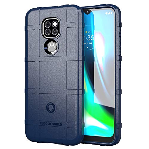 TingYR Hülle für Motorola Moto G9 Play, Silikon hülle Abdeckung Telefon Case Stoßfest Case Schutzhülle, Handyhülle für Motorola Moto G9 Play Smartphone.(Blau) von TingYR