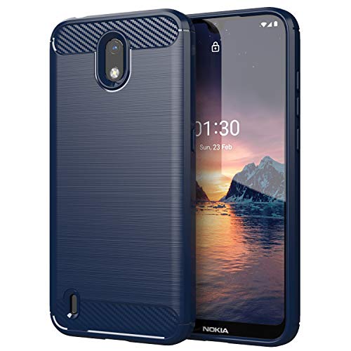 TingYR Hülle für Nokia 1.3, Ultra Thin Silikon hülle Abdeckung Telefon Case Stoßfest Case Schutzhülle, Handyhülle für Nokia 1.3 Smartphone.(Blau) von TingYR