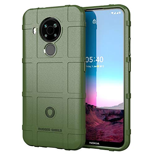 TingYR Hülle für Nokia 5.4, Silikon hülle Abdeckung Telefon Case Stoßfest Case Schutzhülle, Handyhülle für Nokia 5.4 Smartphone.(Grün) von TingYR